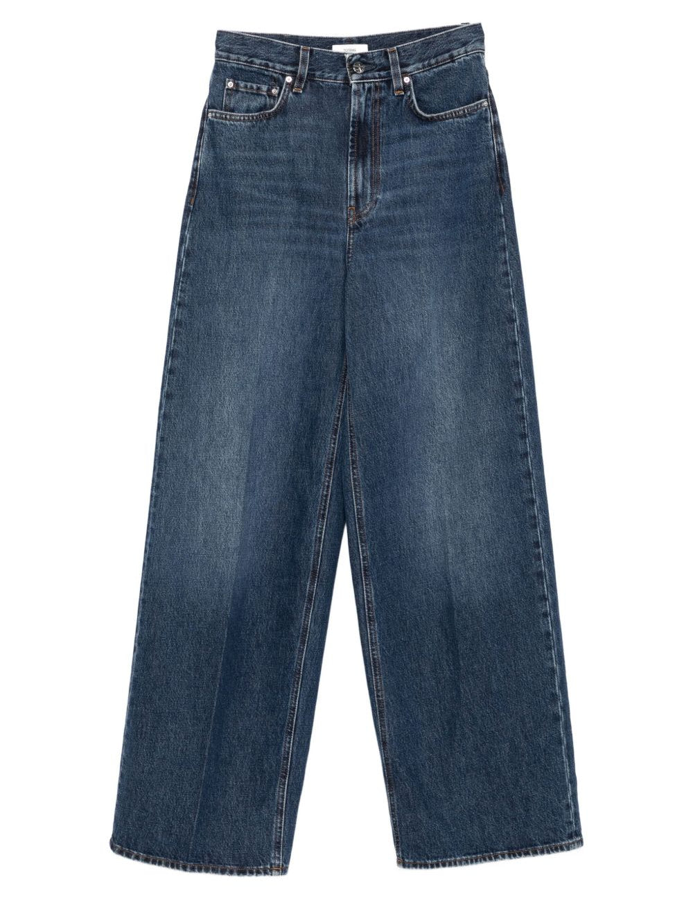 Jeans a gamba ampia in blu Toteme - donna 