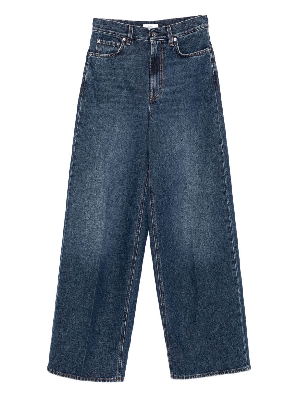Jeans a gamba ampia in blu Toteme - donna 