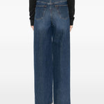Jeans a gamba ampia in blu Toteme - donna 