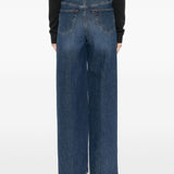 Jeans a gamba ampia in blu Toteme - donna 