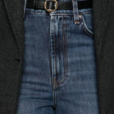Jeans a gamba ampia in blu Toteme - donna 