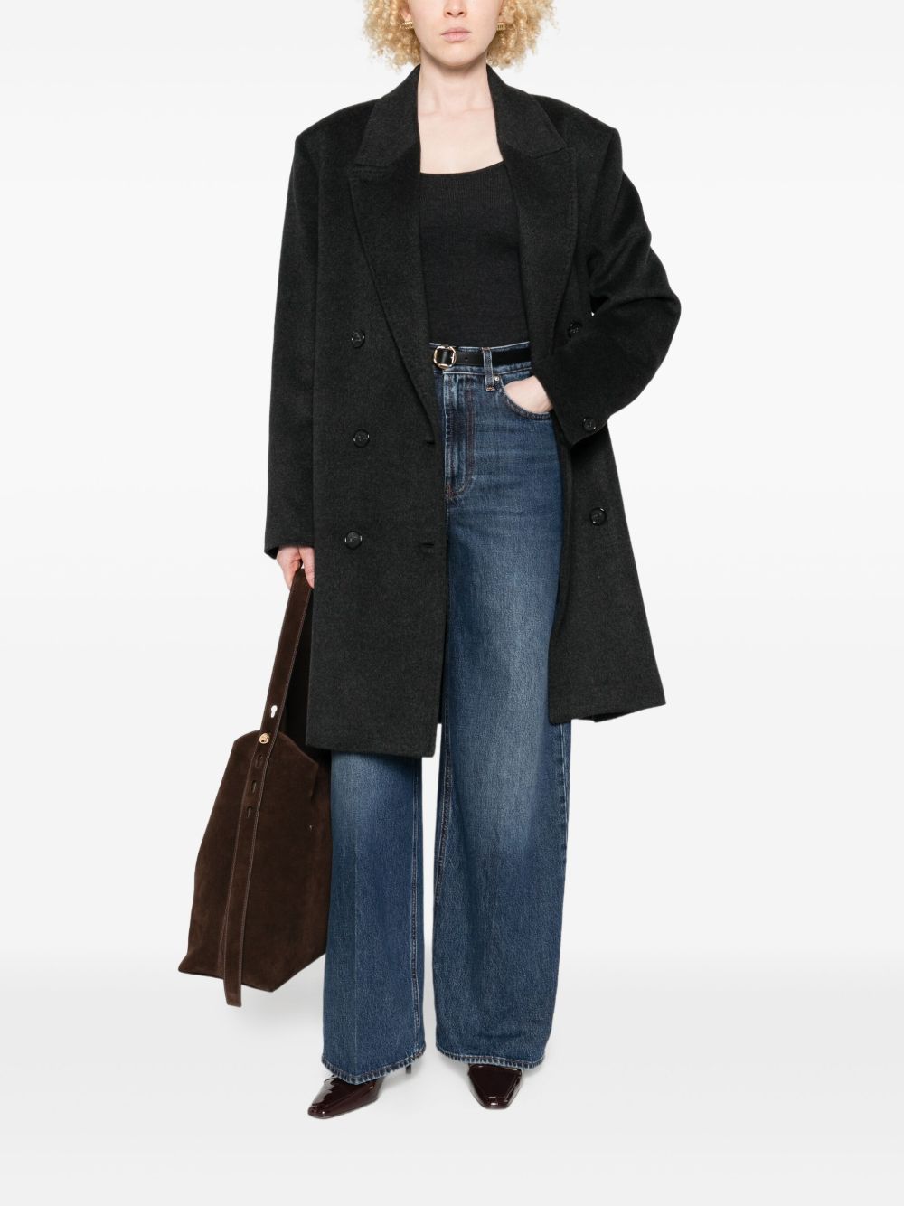 Jeans a gamba ampia in blu Toteme - donna 