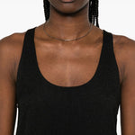 Abito midi smanicato in nero Toteme - donna 