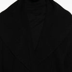 Cardigan con risvolto a scialle in nero Toteme - donna 
