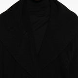 Cardigan con risvolto a scialle in nero Toteme - donna 