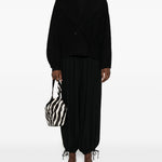Cardigan con risvolto a scialle in nero Toteme - donna 