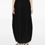 Gonna midi con spacco parachute in nero Toteme - donna 