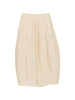 Toteme women's beige parachute midi skirt with slit