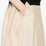 Gonna midi con spacco parachute in beige Toteme - donna 