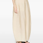 Gonna midi con spacco parachute in beige Toteme - donna 