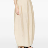 Gonna midi con spacco parachute in beige Toteme - donna 