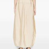 Gonna midi con spacco parachute in beige Toteme - donna 