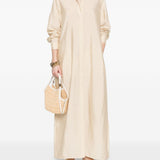 Abito lungo parachute in beige Toteme - donna 