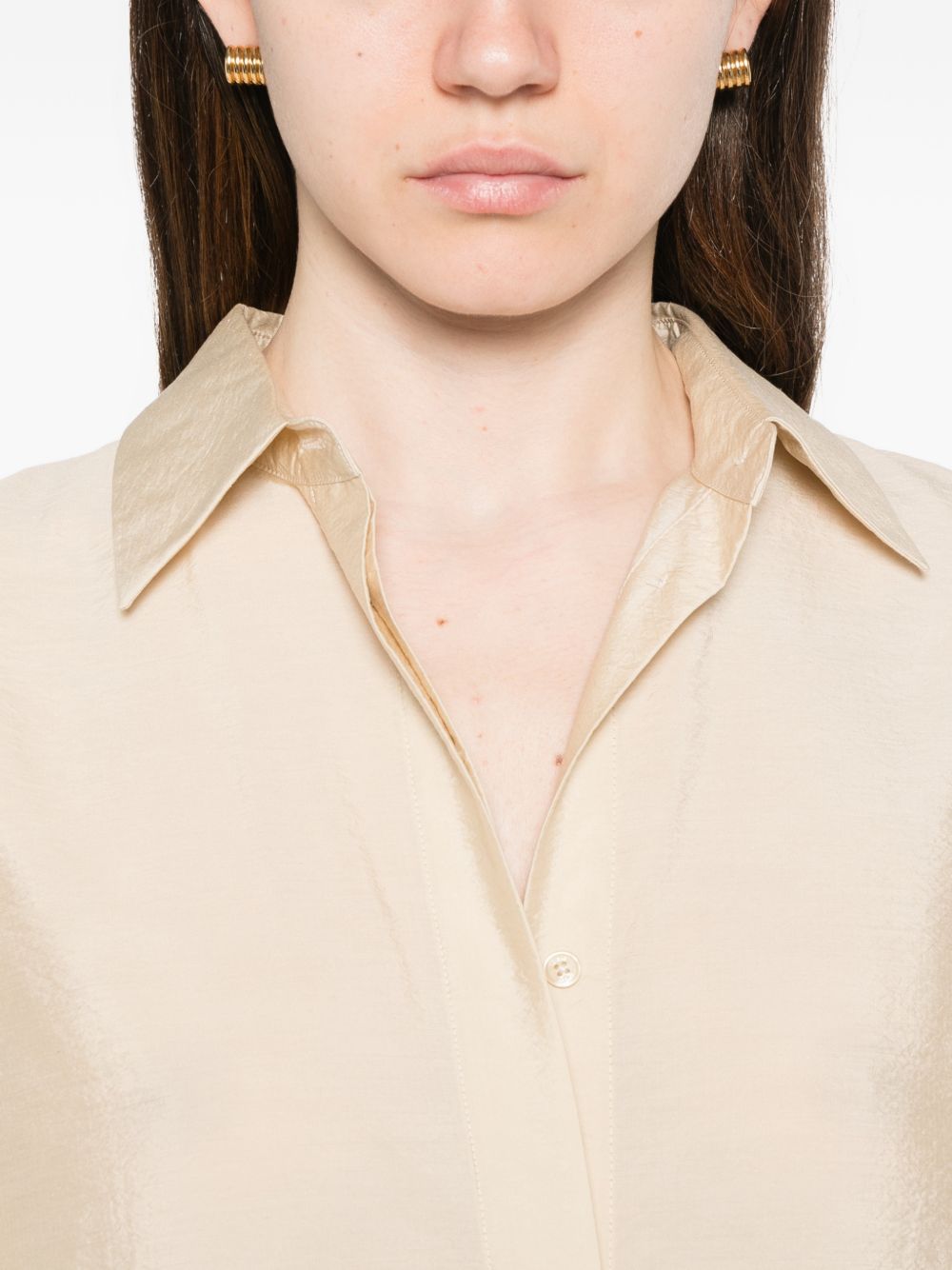 Abito lungo parachute in beige Toteme - donna 