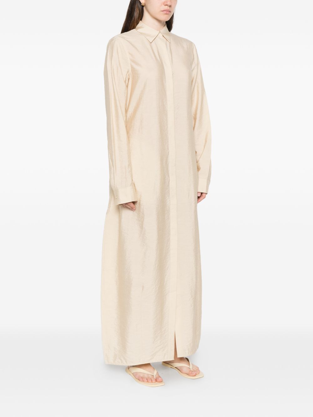 Abito lungo parachute in beige Toteme - donna 