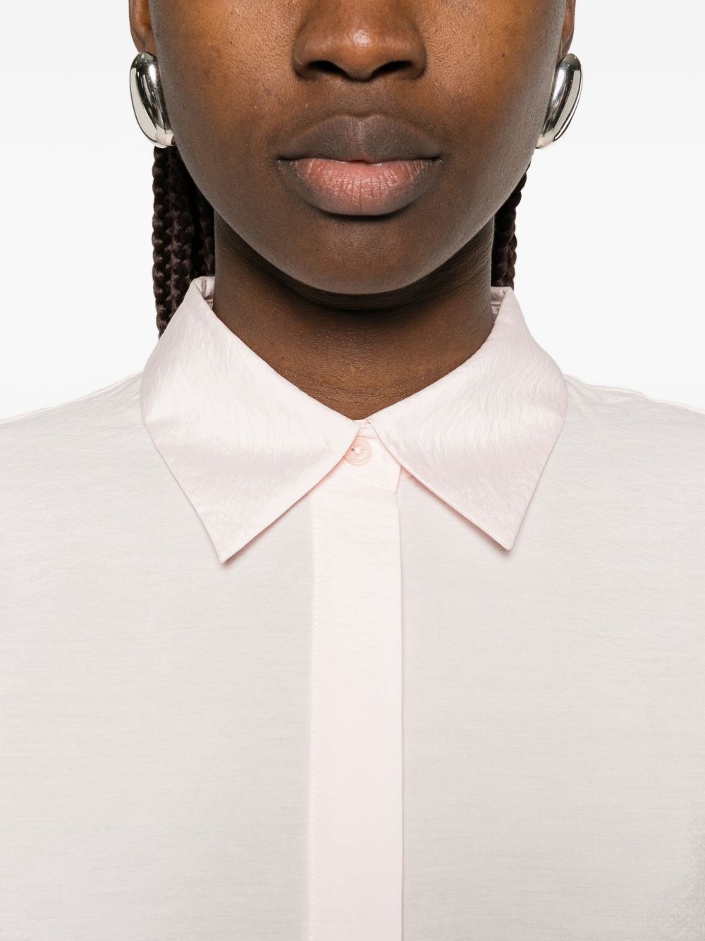 Chemisier a manice lunghe in rosa Toteme - donna 