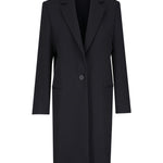 Cappotto sartoriale monopetto in nero Toteme - donna 