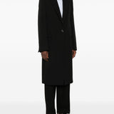 Cappotto sartoriale monopetto in nero Toteme - donna 