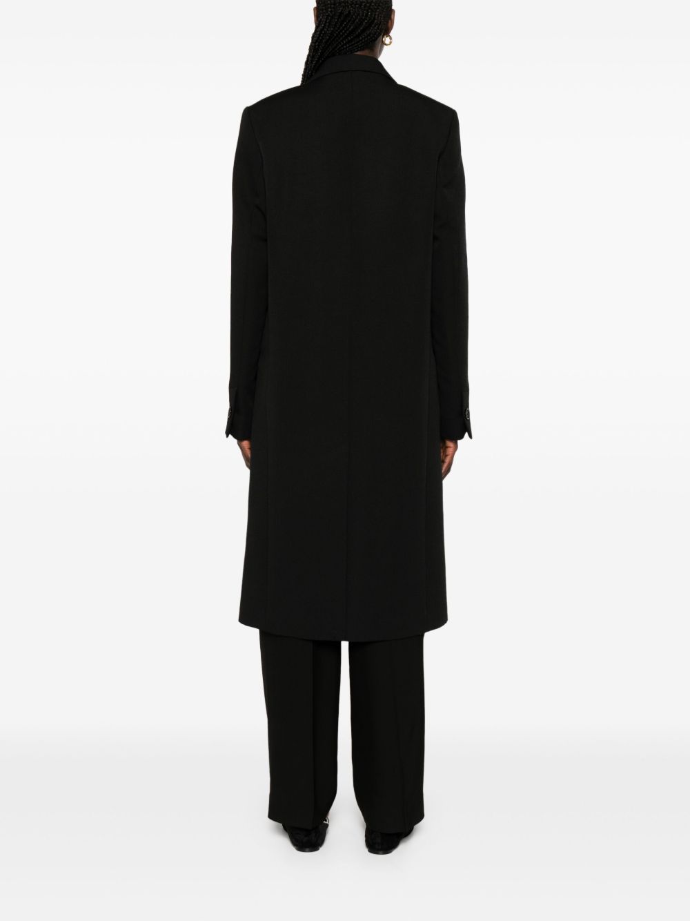 Cappotto sartoriale monopetto in nero Toteme - donna 