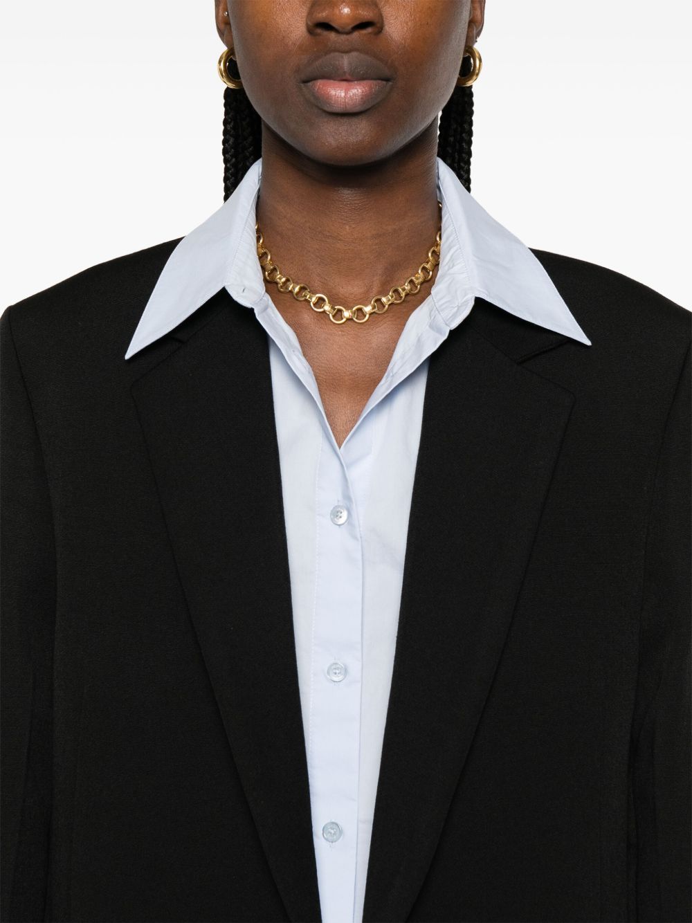 Cappotto sartoriale monopetto in nero Toteme - donna 