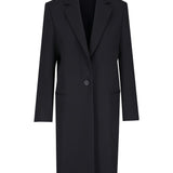 Cappotto sartoriale monopetto in nero Toteme - donna 
