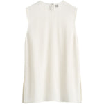 Top a coste in bianco Toteme - donna 