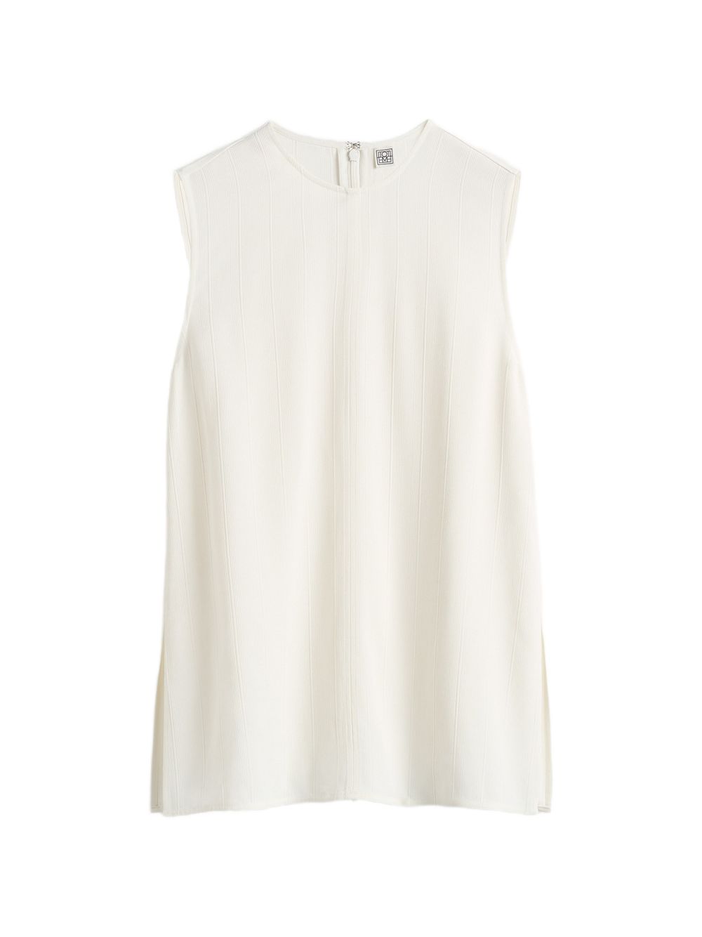 Top a coste in bianco Toteme - donna 