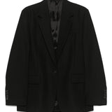 Blazer sartoriale monopetto in nero Toteme - donna 