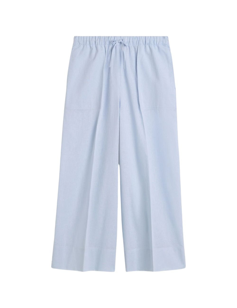 Pantaloni a gamba larga con coulisse in celeste Toteme - donna 