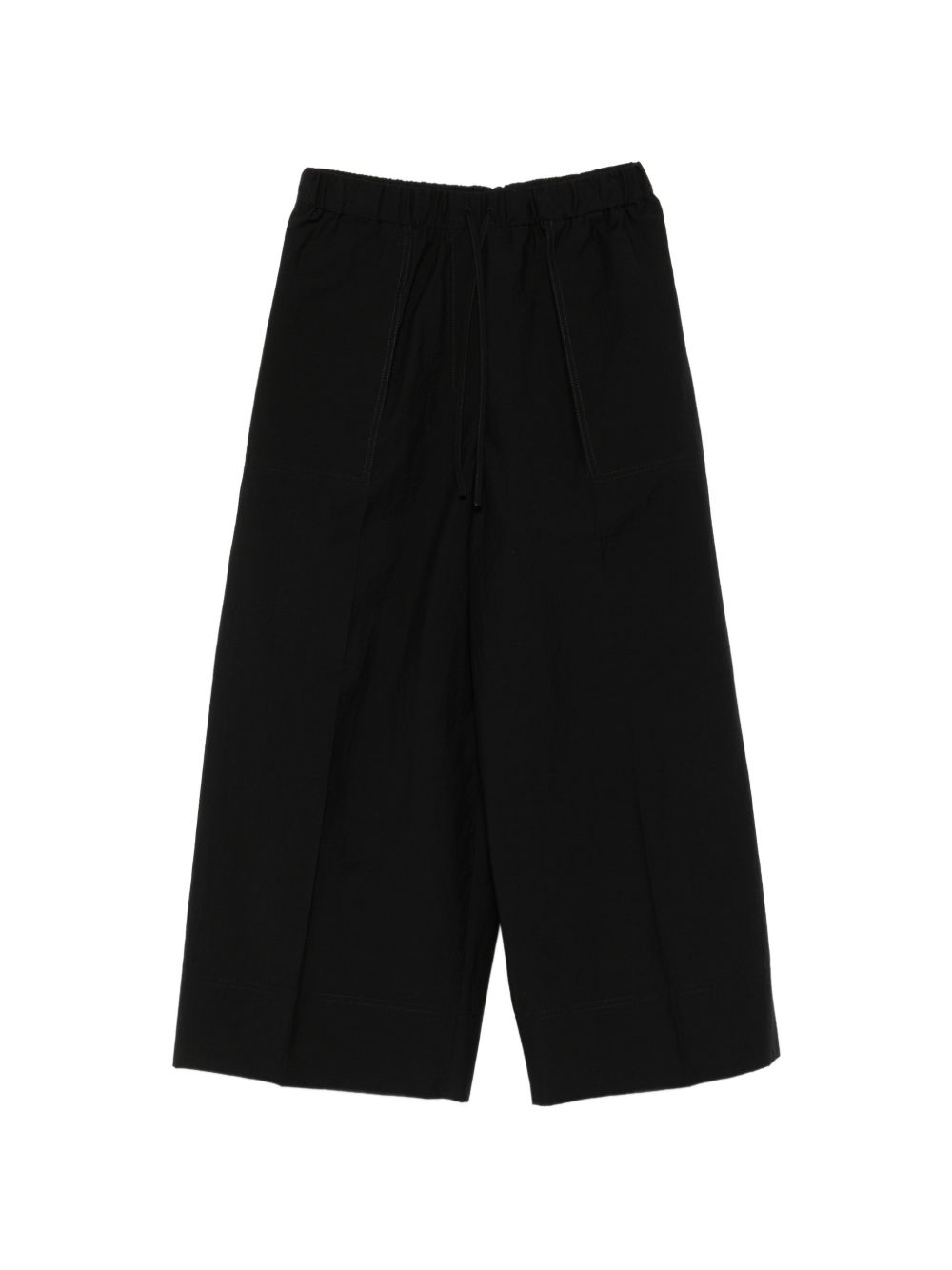 Pantaloni a gamba mapia con coulisse in nero Toteme - donna 