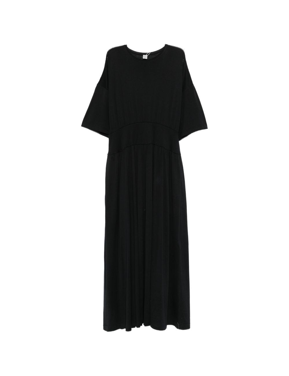 Abito midi plissettato in nero Toteme - donna 