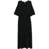 Abito midi plissettato in nero Toteme - donna 