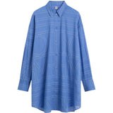 Camicia con stampa in blu Toteme - donna 