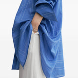 Camicia con stampa in blu Toteme - donna 