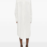 Chemisier a righe in bianco Toteme - donna 