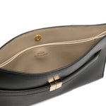 Borsa a spalla con logo in nero Toteme - donna 