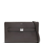 Borsa a spalla con logo in marrone Toteme - donna 