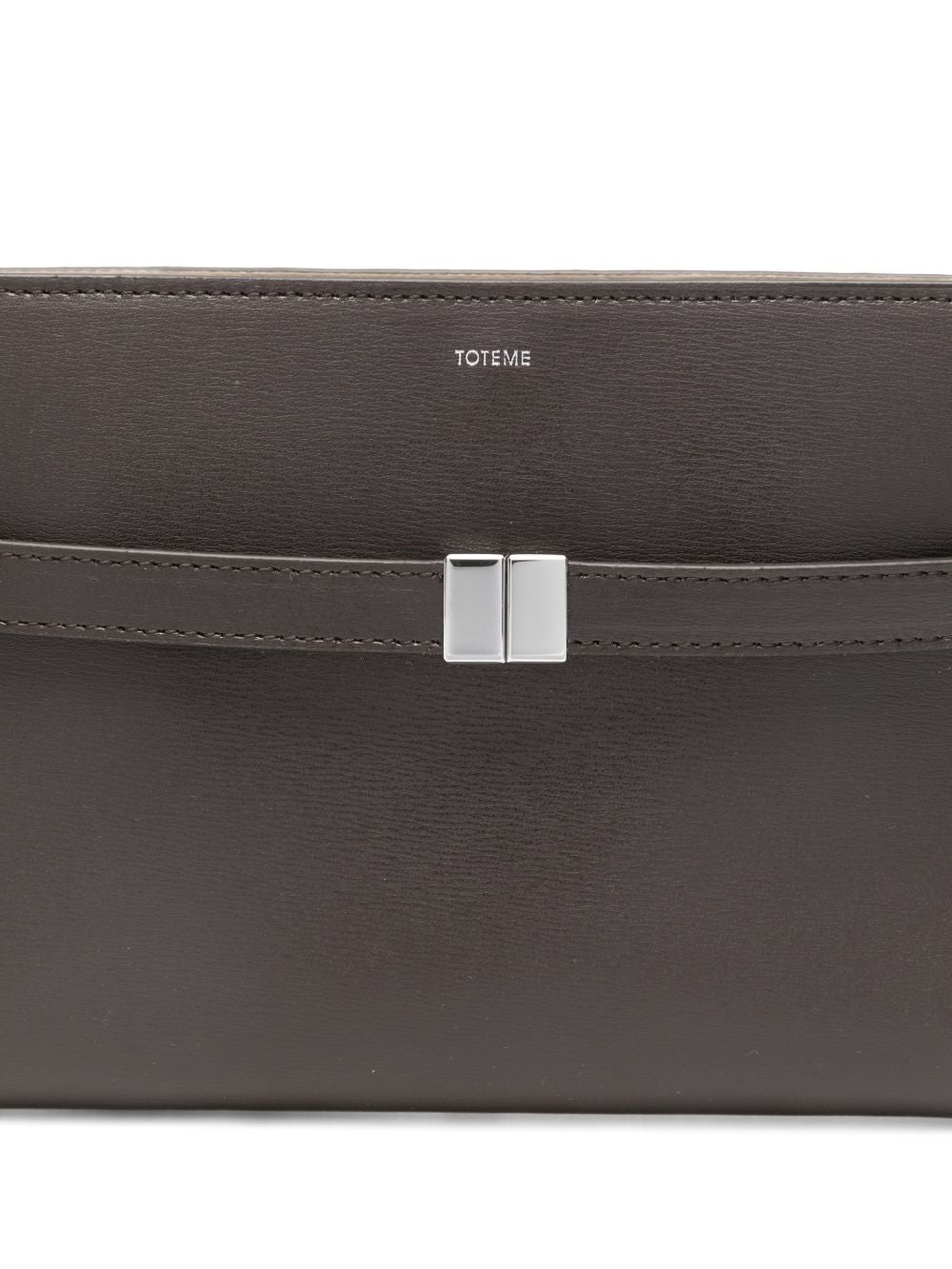 Borsa a spalla con logo in marrone Toteme - donna 