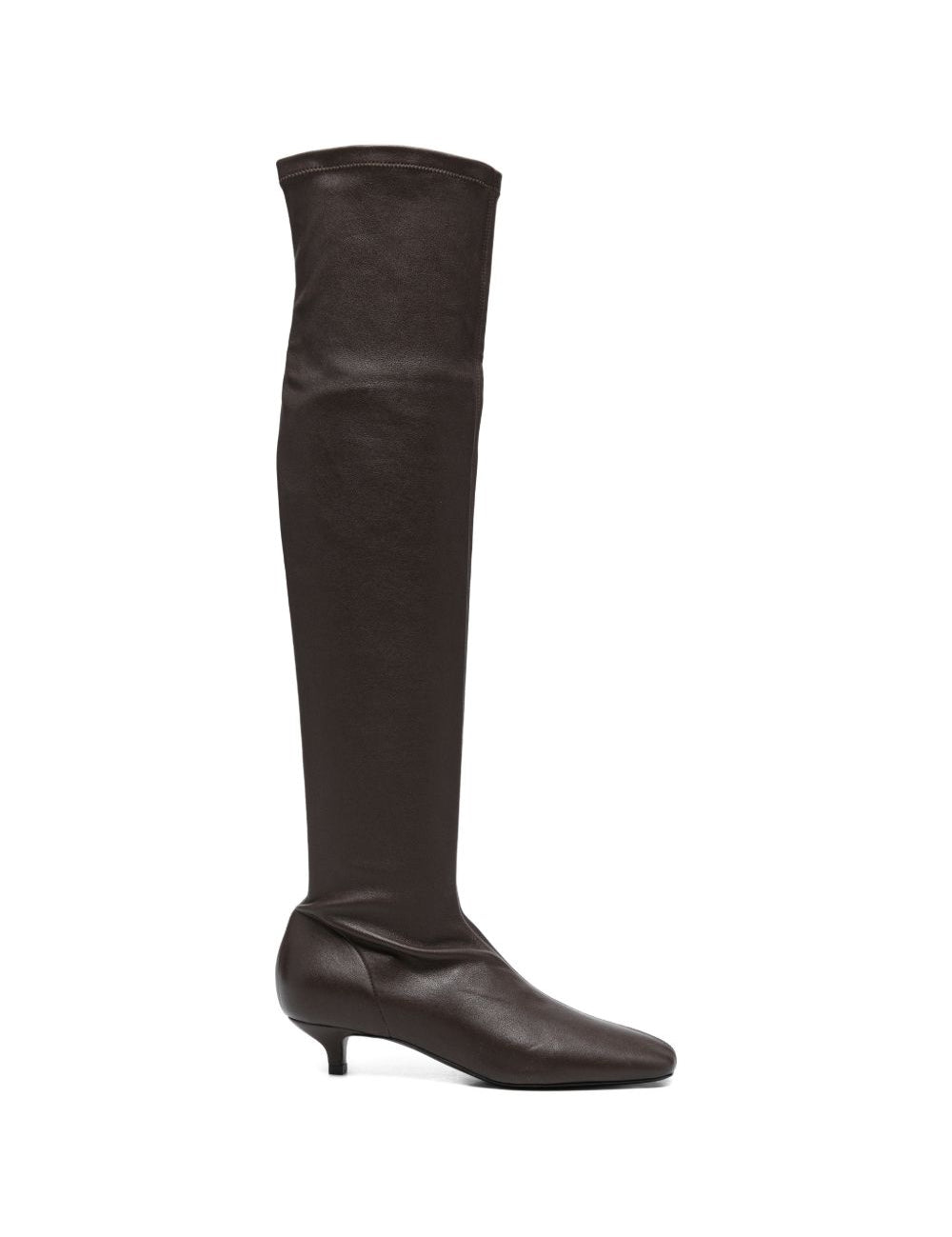 Stivali alti al ginocchio in nappa in nero Toteme - donna 