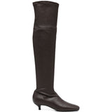 Stivali alti al ginocchio in nappa in nero Toteme - donna 