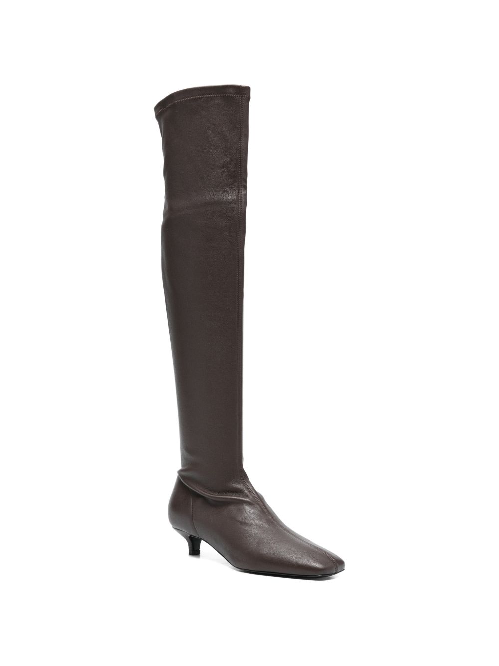 Stivali alti al ginocchio in nappa in nero Toteme - donna 