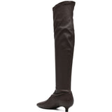 Stivali alti al ginocchio in nappa in nero Toteme - donna 