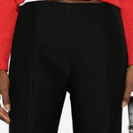 Pantaloni slim in lana e seta in neo Toteme - donna 