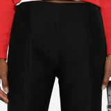 Pantaloni slim in lana e seta in neo Toteme - donna 