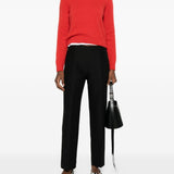 Pantaloni slim in lana e seta in neo Toteme - donna 