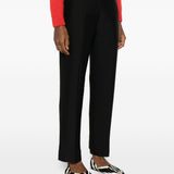 Pantaloni slim in lana e seta in neo Toteme - donna 
