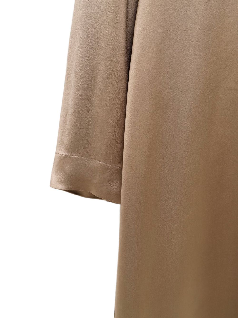 Abito maxi in raso in beige Toteme - donna 