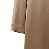 Abito maxi in raso in beige Toteme - donna 