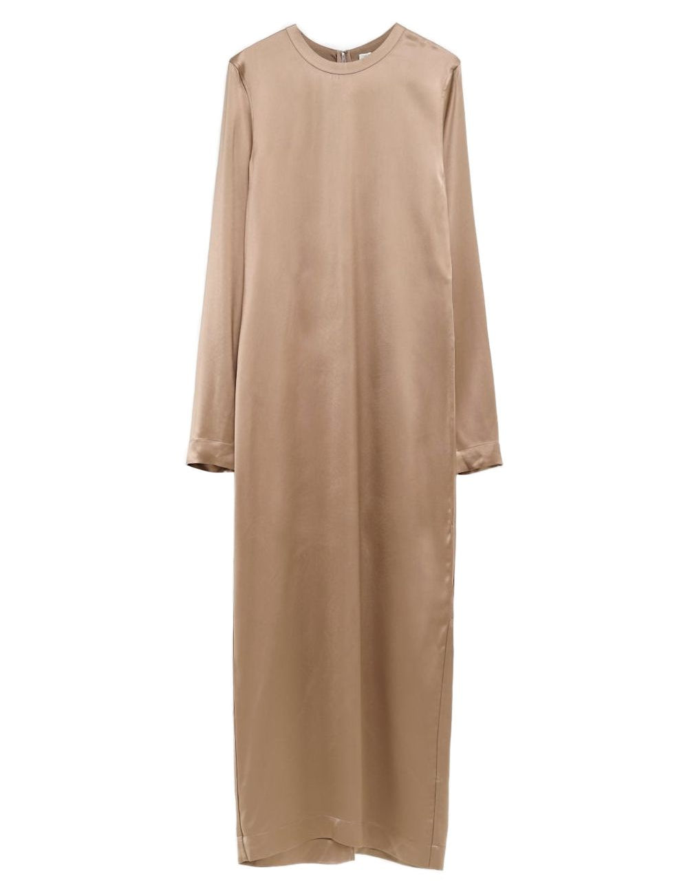 Abito maxi in raso in beige Toteme - donna 