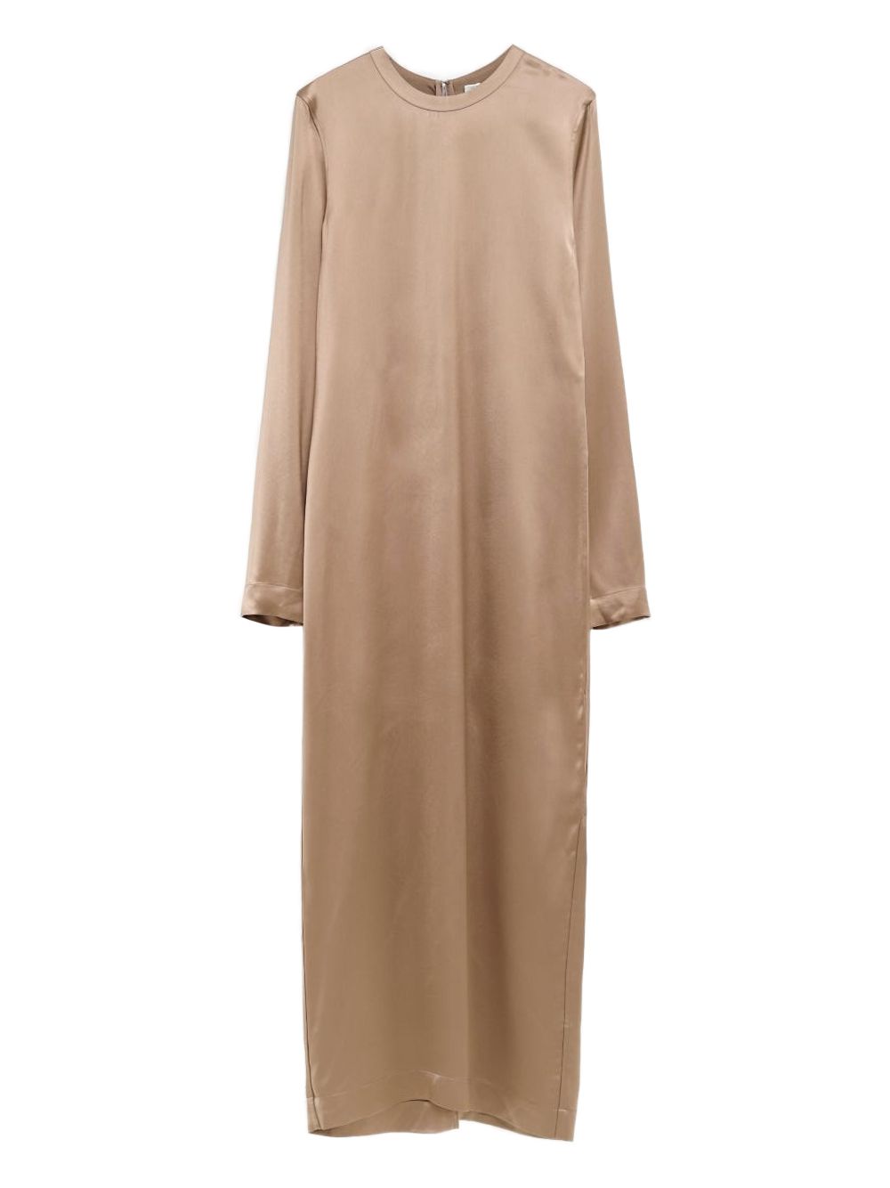 Abito maxi in raso in beige Toteme - donna 